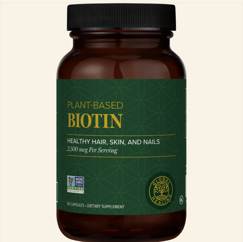 BIOTIN - Biotyna pochodzenia roślinnego skóra, włosy, paznokcie