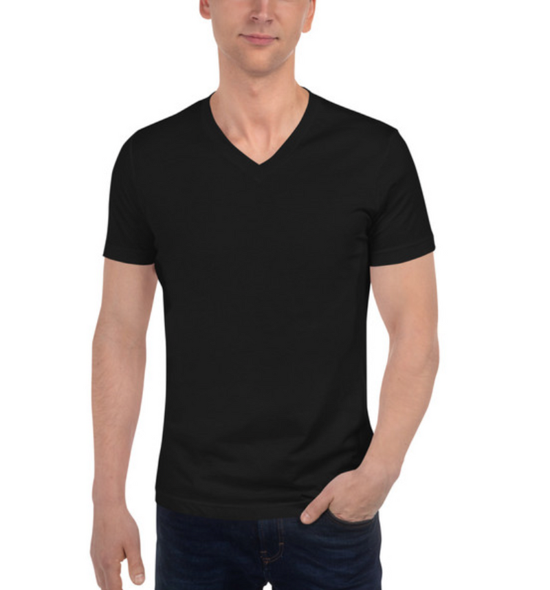 T-shirt unisex 5G Tachyon z dekoltem w szpic