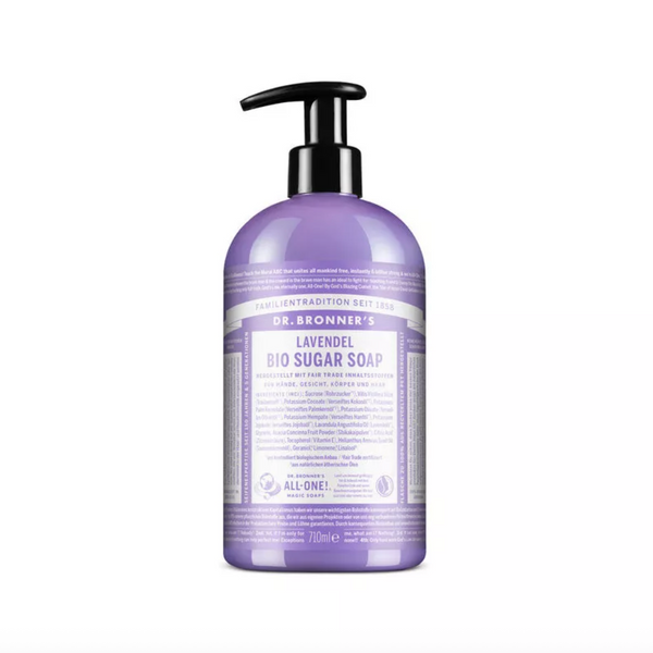 BIO SUGAR SOAP- Mydło cukrowe- lawenda mięta 710 ml