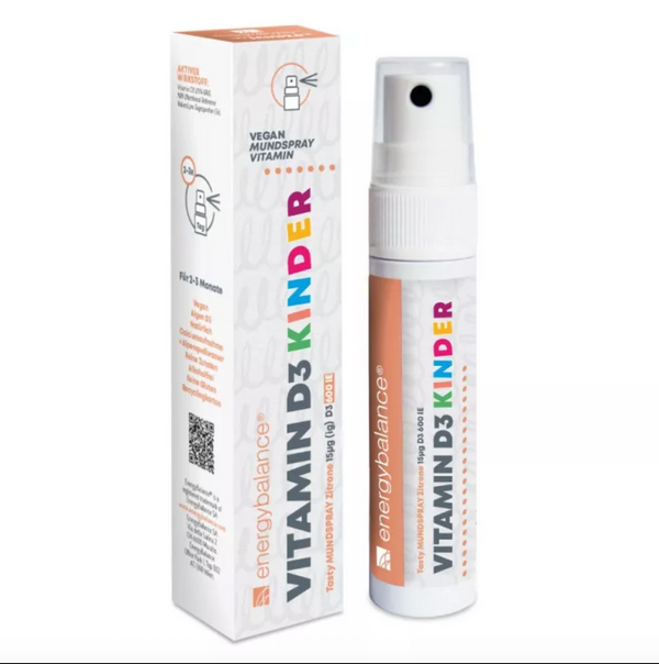 Witamina D3 dla dzieci w sprayu- smak cytrynowy