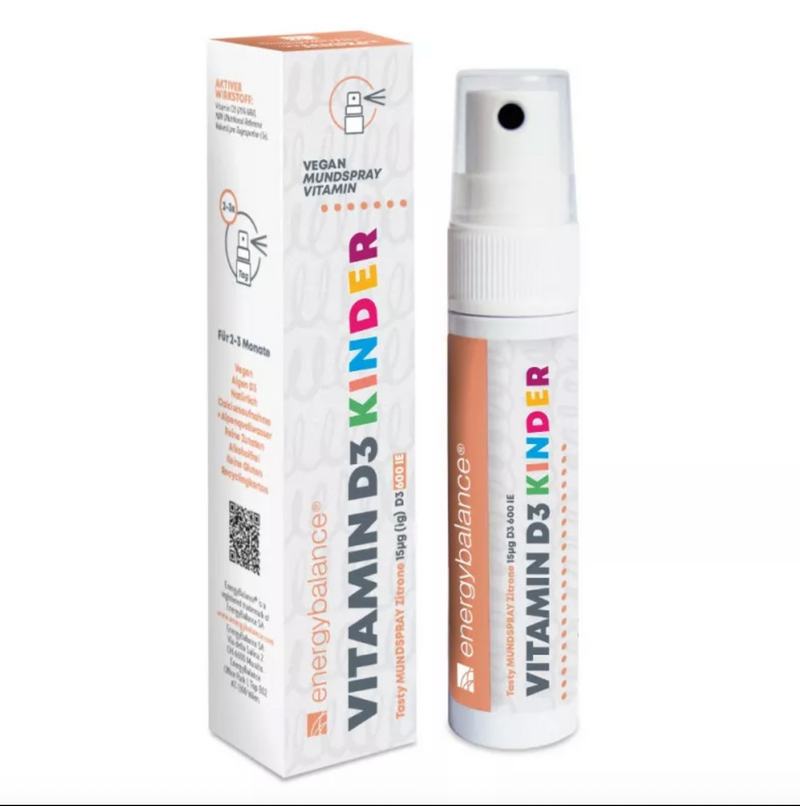 Witamina D3 dla dzieci w sprayu- smak cytrynowy