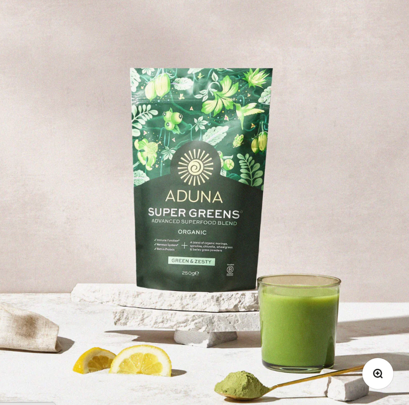 Mieszanaka Supergreens ADUNA- Funkcja odpornościowa, Poziom energii