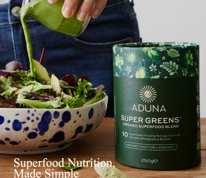 ADUNA Mieszanka Super Greens-  Funkcja odpornościowa, Poziom energii