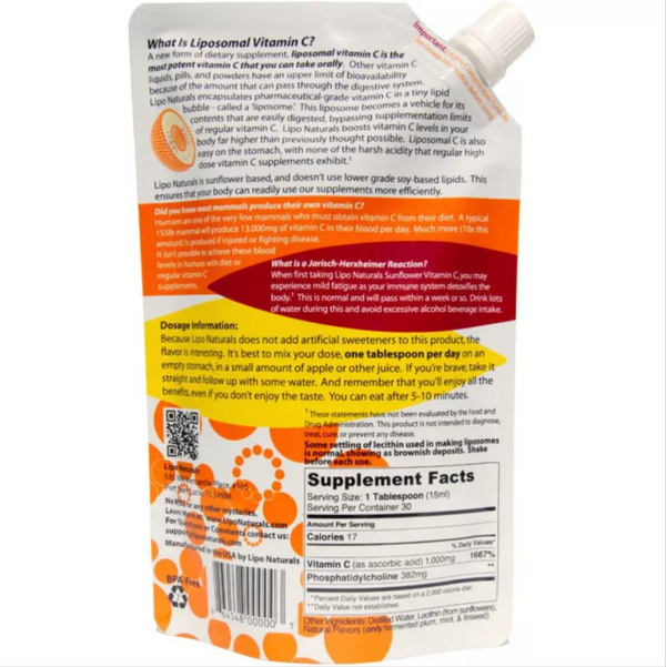 Liposomalna Witamina C, LipoNaturals