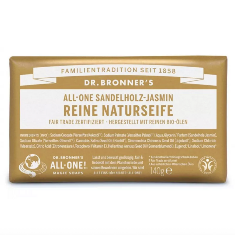 Mydło w kostce 140g, Dr. Bronner's (8 zapachów)