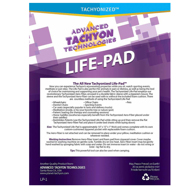 Tachyon Life-Pad – przenośna mata do medytacji