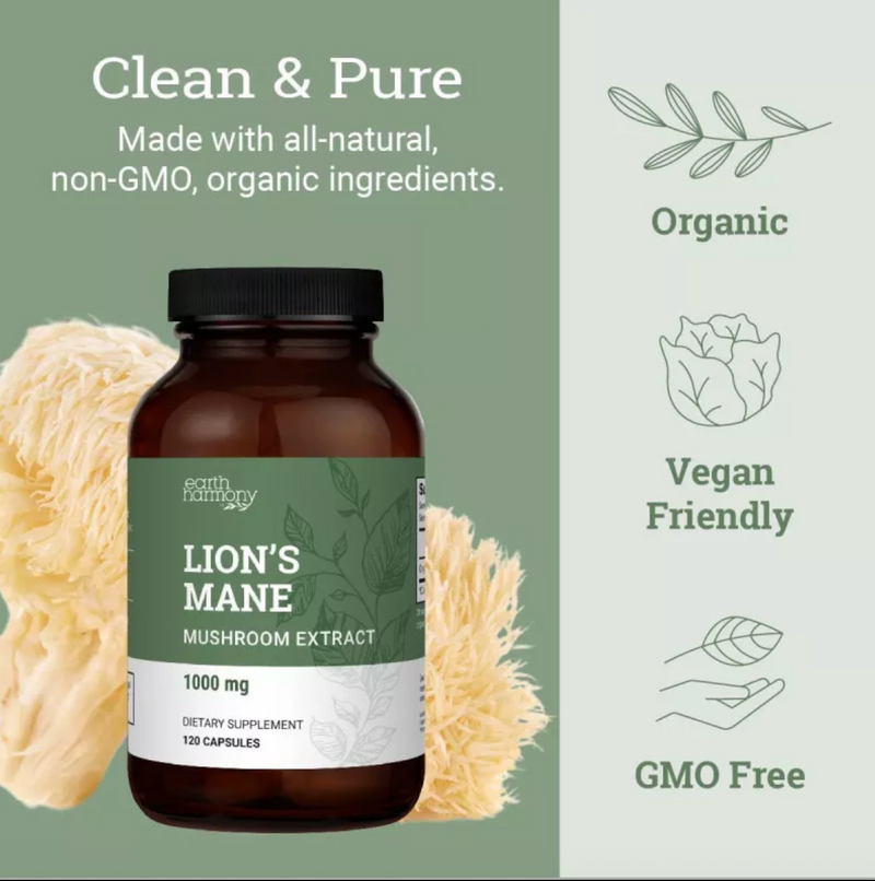 Lions Mane Mushroom Extract - Soplówka Jeżowata