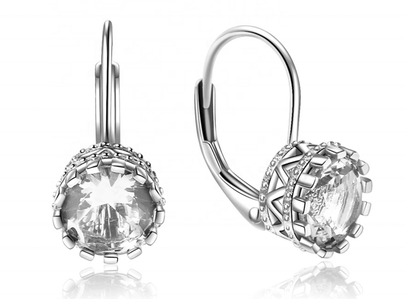 KOLCZYKI CYRKONIA SREBRNE-Ucho to mikrosystem - Energetyzujmy!