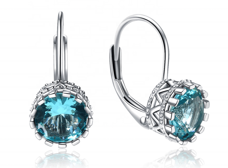 KOLCZYKI CYRKONIA SREBRNE-Ucho to mikrosystem - Energetyzujmy!